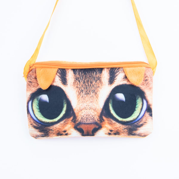 Flipkart.com | Tickles Cat Face Print Hand Purse Bag School Bag - School Bag